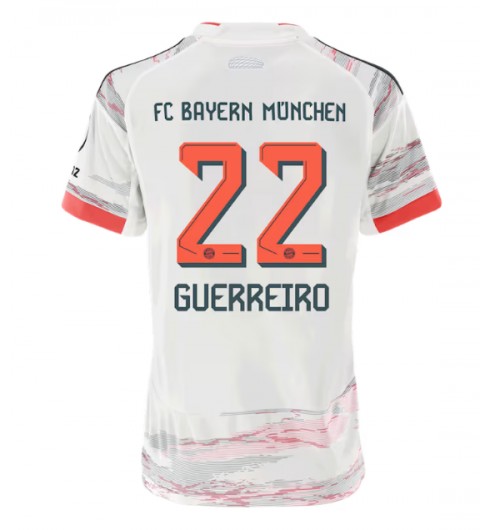 Bayern Munich Raphael Guerreiro #22 Bortedrakt Dame 2025-26 Korte ermer Bayern Munich Raphael Guerreiro #22 Bortedrakt Dame 2025-26 Korte ermer